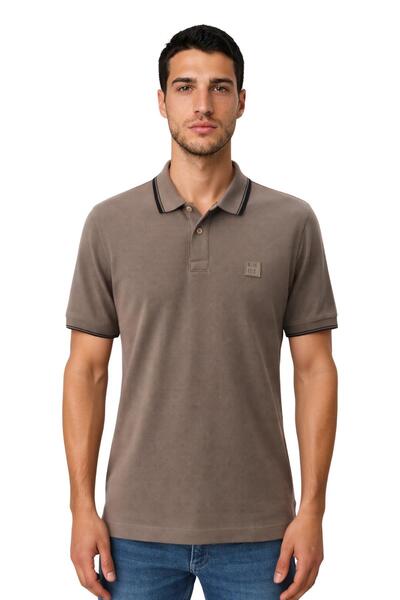 Arma Ar-Ma Men's Polo Collar T-Shirt Unprinted Basic Knitted Fabric Regular F...