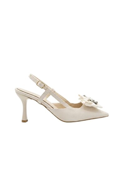 trender Women's Evening Dress Sandals 3629 Skin Satin