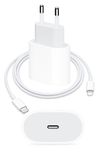 LUXRN 25W USB-C Hızlı Şarj Seti USB-C Güç Adaptörü ve USB-C to Lightning Şarj...