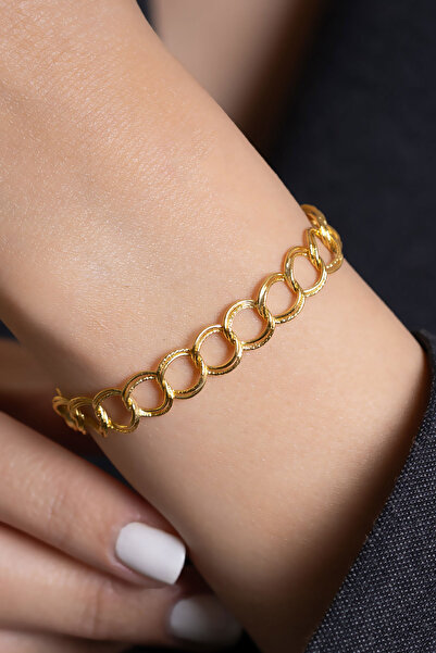 Bayar Gold 14 Ayar Altın Samanyolu Bileklik 0,8 mm