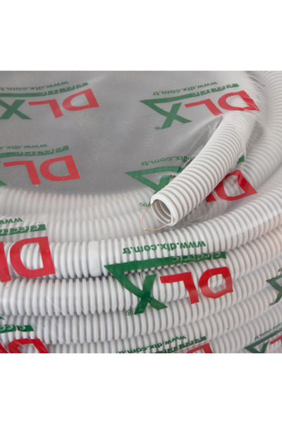 DLX Tub flexibil (copex) D16, fără halogeni, ignifug, cu sârmă de tragere, ro...
