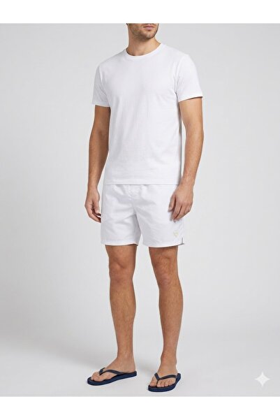 Guess Erkek Logo Detaylı Cepli Deniz Şortu F4GT01WG282