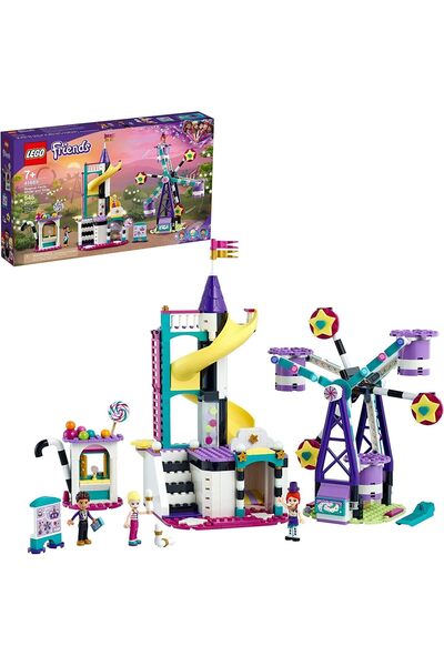 LEGO Friends Magical Ferris Wheel and Slide 41689 Building Kit for Kids Theme...