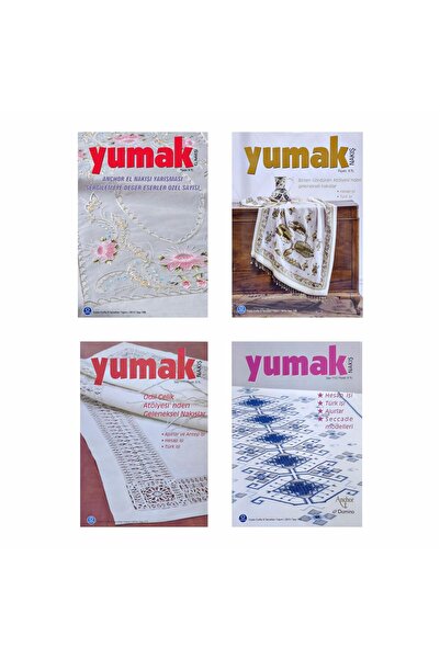 Tuva Yayıncılık Yumak (4 adet) Nakış Dergisi (106 - 108 - 111 - 112)