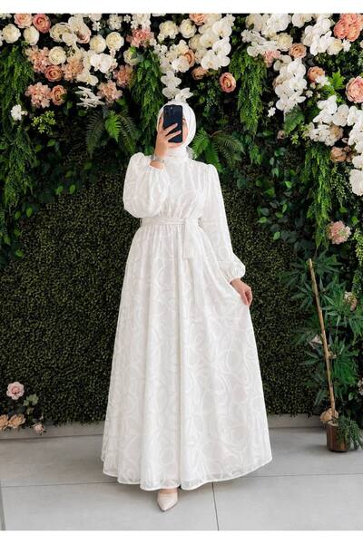 Moda Fatma Viskon yokma astarlı Elbise Kalıbı bir derece dardır