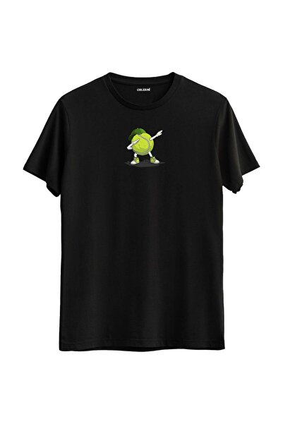 Colermi Dab Yapan Tenis Topu Baskılı Unisex Tişört