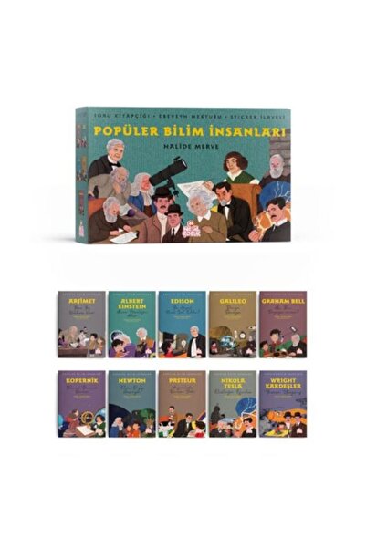 Nesil Çocuk Yayınları Popüler Bilim İnsanları(10 Kitap-Soru Kitapçığı+Ebeveyn...