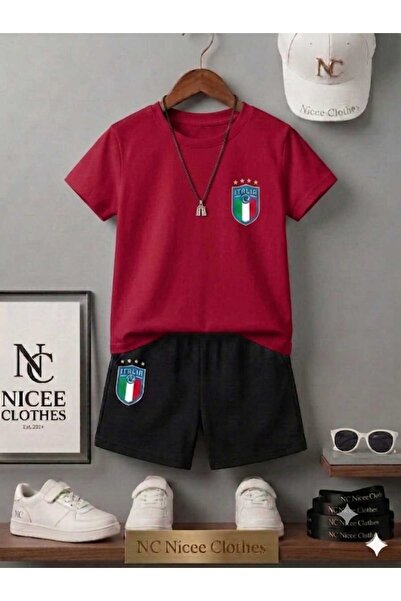 NC Nicee Clothes LETNJA DEČJA MAJICA I KRATKE HLAČE UNISEKS (ITALIJA, 4 ZVEZD...