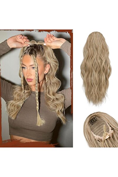 OEM Coada postașă Synthetic Wavy Bej 45 cm