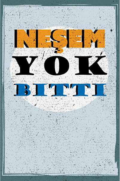 tpkitapevi Retro Vintage 5 mm Ahşap Üzerine Neşe Temalı Poster Tablo 20X30 cm