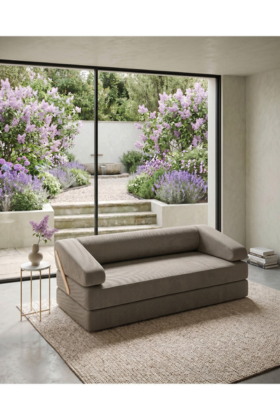 DECHOME 180x90 cm Yatak Olabilen Modüler Sünger Koltuk | Hareketli Sırt Dayam...