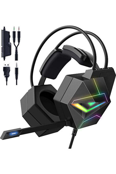 Onikuma X20 Ακουστικά Gaming Υπεραυτικά με συνδεσιμότητα 3.5 χιλιοστών / USB ...