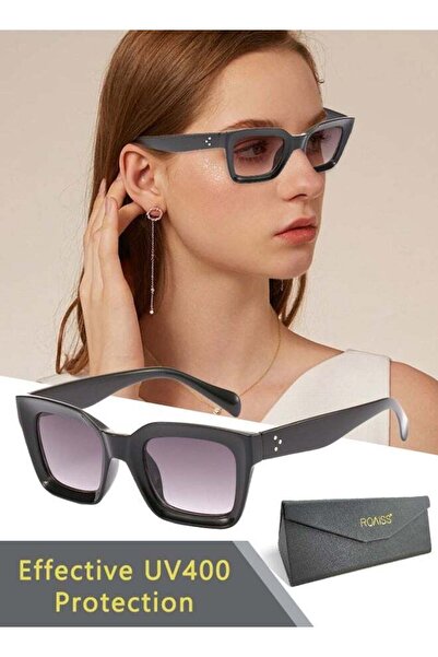 ROAISS Womens Classic Thick Square Sunglasses Chunky Frame UV400 Protection F...