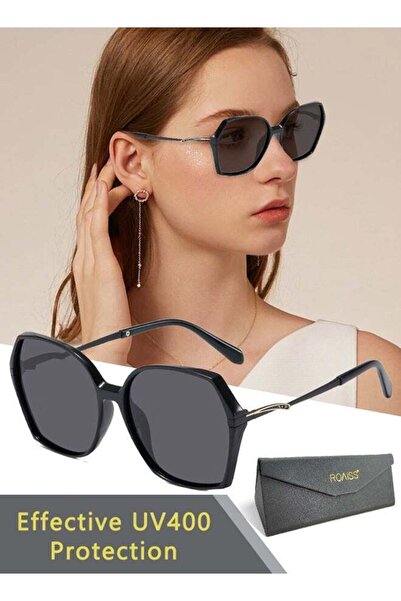 ROAISS Womens Butterfly Polarized Sunglasses UV400 Protection Oversized PC Fr...