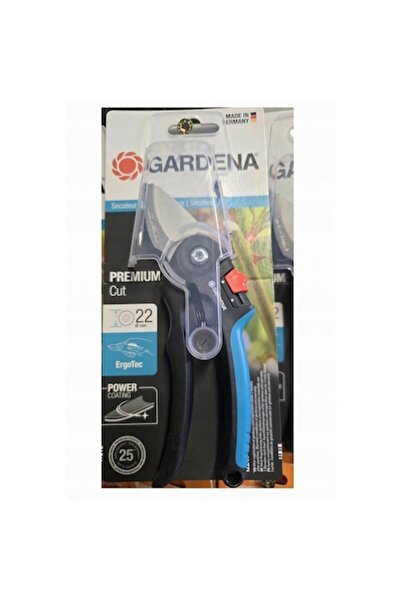 Gardena Ψαλίδια PremiumCut, 22 χιλιοστά, διπλές λεπίδες, εργονομικές λαβές, γ...