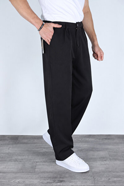 wamoss 2026 Pantaloni largi, plisați, confortabili, stil vintage clasic, cu p...
