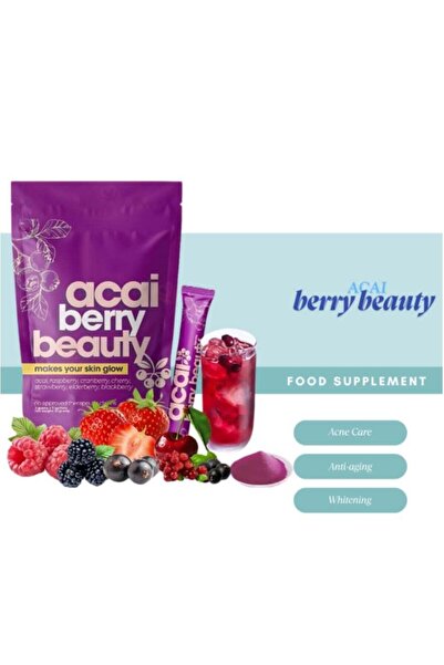 weekit7 Acai Berry Beauty Juice Powder for Skin Glow and Nutrition