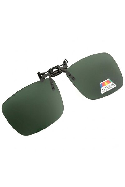 Takı Dükkanı Small Latch Polarized Sunglasses Clip on Eyeglasses Flip up Ligh...