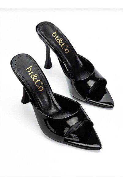 Bİ&CO Women's Pointed Toe Heeled Slippers