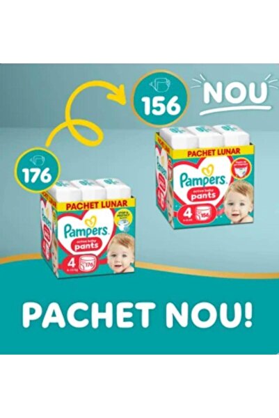Pampers Pants Scutece-chilotel Pants XXL Box Marimea 4 pentru 9-15 kg, 156 bucati, Pampers