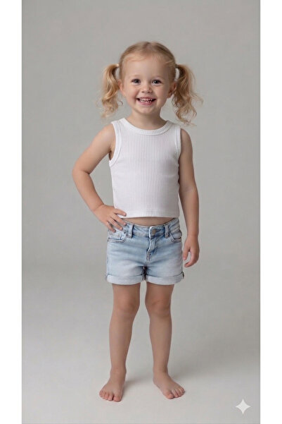 Woorage Girl's Camisole Crop Top Wrg-4739