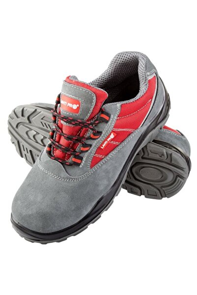 Lahti Pro Pantof piele-intoarsa-tesut / gri-rosu (s1psrc) - 47