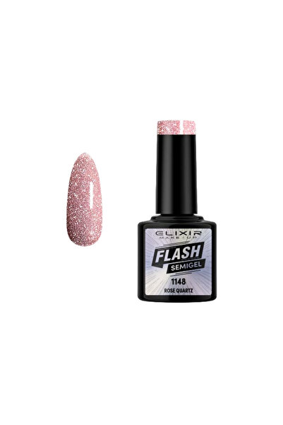 Elixir FLASH SEMI GEL (ΗΜΙΜΟΝΙΜΟ BΕΡΝΙΚΙ) - 1148 (ROSE QUARTZ) 8ML