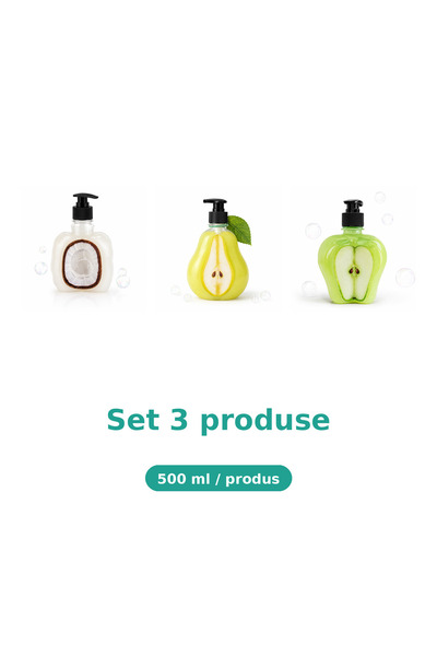 Tasty Set 3 Produse Tasty, Mix Cocos, Pere, Mar Piele Sensibila