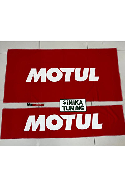 şimika tuning tuningmarketim طقم مناشف حمراء من موتول 2 قطعة (منشفة توربيدو 3...