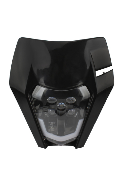 Choice4 B Black Motorcycle Headlight LED Enduro for KTM EXC XC SX MX XC 125 2...