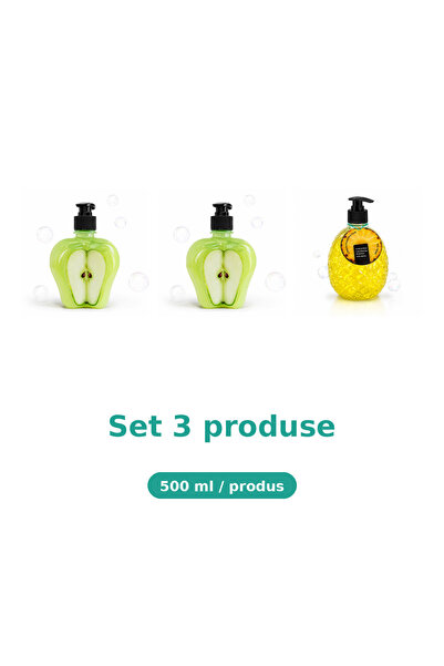 Tasty Set 3 Produse Tasty, Mix Mar Piele Sensibila, Mar Extract, Ananas