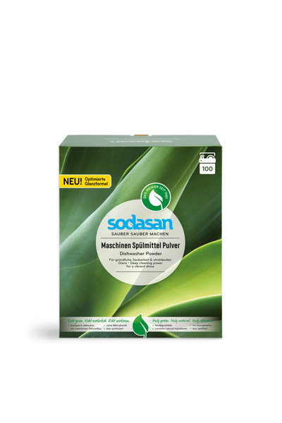 Sodasan Detergent praf masina de spalat vase bio 1.5kg