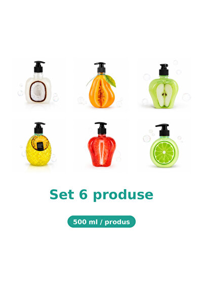 Tasty Set 6 Produse Tasty, Mix Cocos, Pepene Galben, Mar Extract, Ananas, Cap...