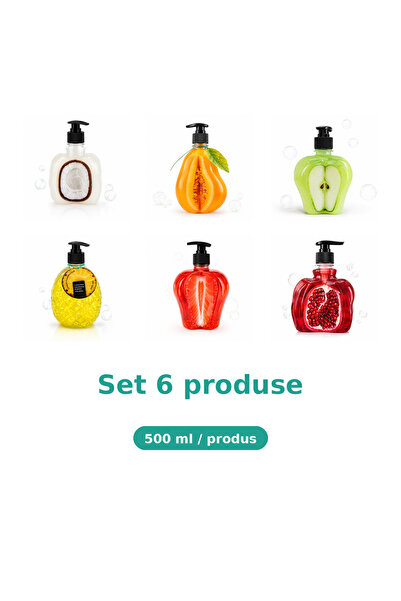 Tasty Set 6 Produse Tasty, Mix Cocos, Pepene Galben, Mar Extract, Ananas, Cap...