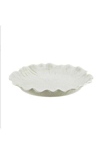 Lucky Art Lefora Porselen Yaprak Formlu 29 cm Servis Tabağı LYJI 001