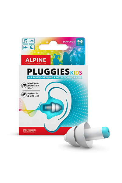 Alpine Pluggies Kids Παιδικές Ωτοασπίδες Σιλικόνης σε Μπλε Χρώμα