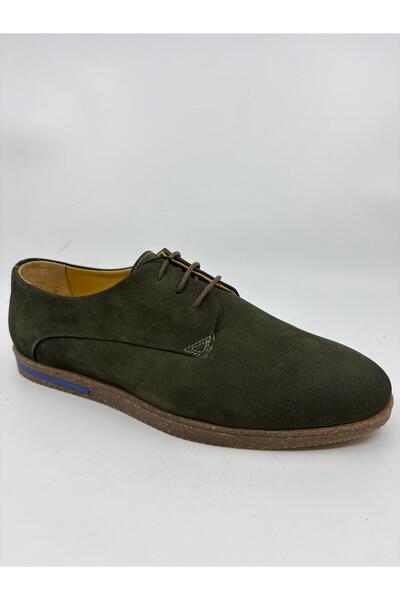 Papuccu Khaki Men's Leather Shoes