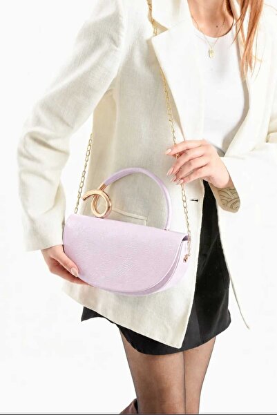ÖZÜM ÇANTA Women's Leather Special Design Hand and Shoulder Bag with Handle D...