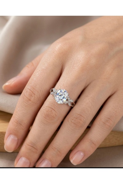 XUPING JEWELRY Taşlı Silver Ayarlanabilir Yüzük
