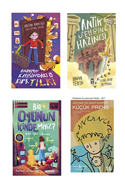 Timaş Çocuk 4-5-6.Sınıf Okuma Seti Antik Şehrin Hazinesi Babamın Kafasındaki ...