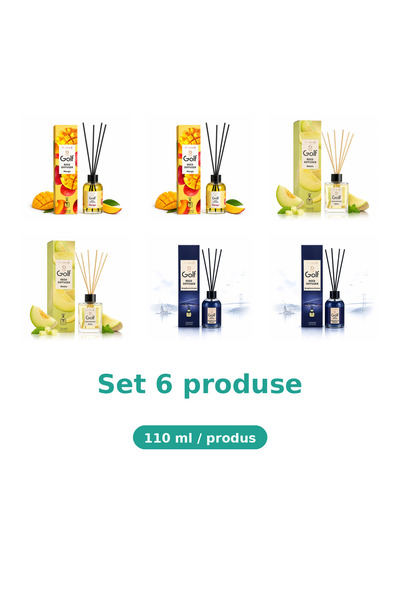 Golf Set 6 Produse Golf, Mix 2x Mango, 2x Melon, 2x Bosphorus Dream