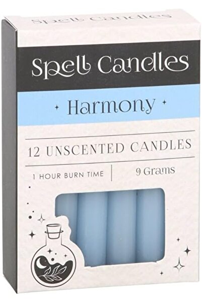 The Bros Spell Candles Harmony Unscented Ritual Candles, 12 Pack, 9 Grams, 1 ...