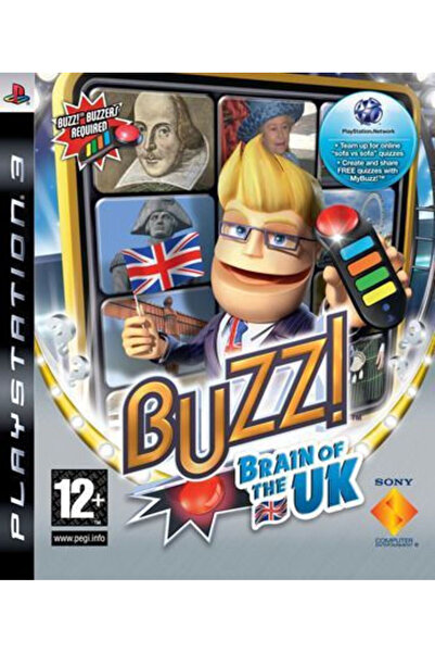 Sony Buzz! Brain Of The Uk PS3 Παιχνίδι (Μεταχειρισμένο)