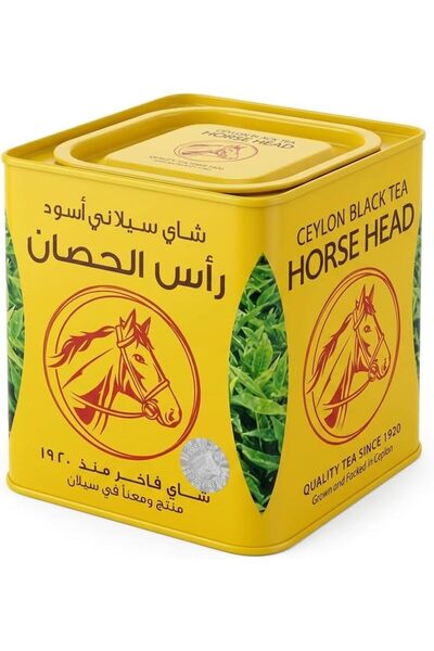 Horsehead شاي هورس هيد السيلاني الأسود النقي، 300 جرام، شاي هورس هيد