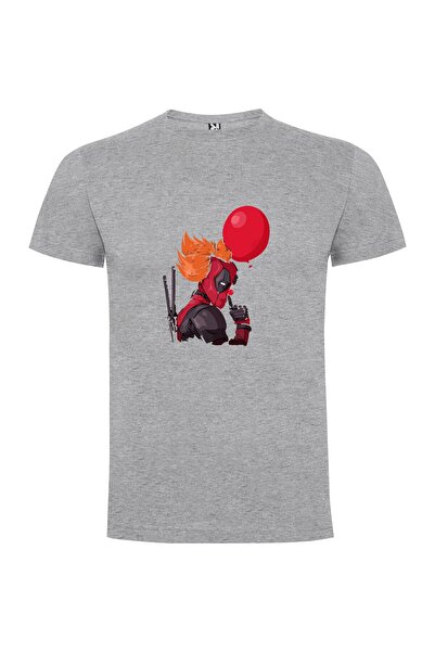 iLovePrints Red Masked Deadpool Portrait Tshirt