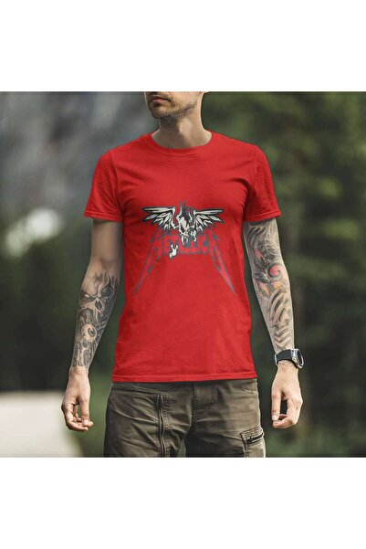 iLovePrints Metallica Skull with Wings Logo Tshirt