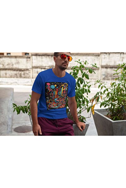 iLovePrints Colorful Abstract Art Tshirt