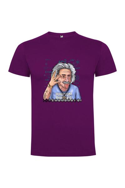 iLovePrints Quantum Einstein Face Tshirt
