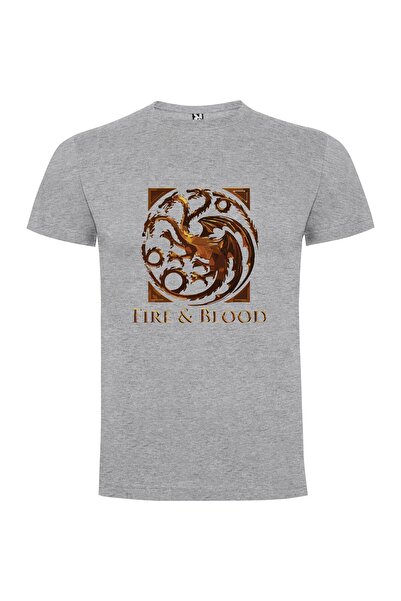 iLovePrints Flaming Thrones of Fire Tshirt