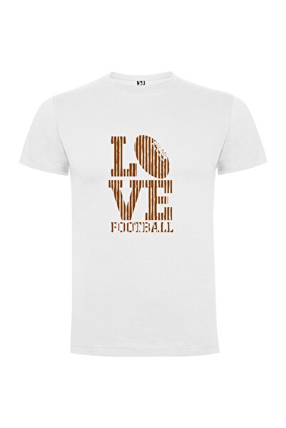 iLovePrints LoveBall: Elegant Football Apparel Tshirt
